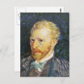 Selbstportrait von Vincent van Gogh Postkarte (Vorne/Hinten)