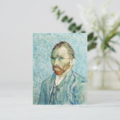 Selbstportrait von Vincent Van Gogh Postkarte (Stehend Vorderseite)
