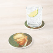 Selbstportrait von Vincent van Gogh Sandstein Untersetzer (Seite)