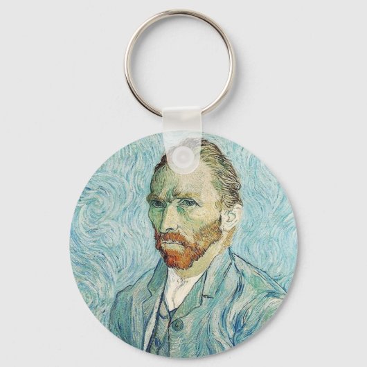 Selbstportrait von Vincent Van Gogh Schlüsselanhänger (Vorderseite)