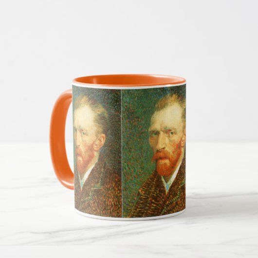 Selbstportrait von Vincent van Gogh Tasse (Vorderseite Links)