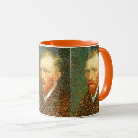 Selbstportrait von Vincent van Gogh Tasse (VorderseiteRechts)