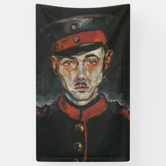 Selbstportrait (von Walter Gramatté) Banner (Vertikal)