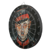 Selbstportrait (von Walter Gramatté) Dartscheibe (Vorderseite rechts)