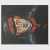 Selbstportrait (von Walter Gramatté) Geschenkpapier (Flach)