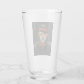 Selbstportrait (von Walter Gramatté) Glas (Rückseite)