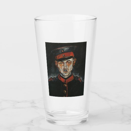 Selbstportrait (von Walter Gramatté) Glas (Vorderseite)