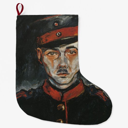 Selbstportrait (von Walter Gramatté) Großer Weihnachtsstrumpf (Vorderseite)