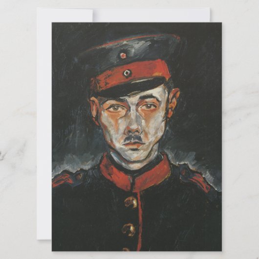 Selbstportrait (von Walter Gramatté) Karte (Vorderseite)