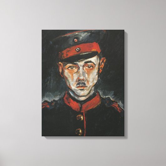 Selbstportrait (von Walter Gramatté) Leinwanddruck (Vorderseite)