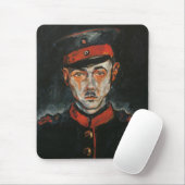 Selbstportrait (von Walter Gramatté) Mousepad (Mit Mouse)