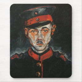 Selbstportrait (von Walter Gramatté) Mousepad