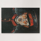 Selbstportrait (von Walter Gramatté) Puzzle (Horizontal)