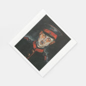 Selbstportrait (von Walter Gramatté) Serviette (Ecke)