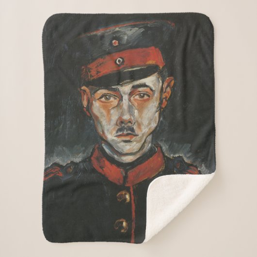 Selbstportrait (von Walter Gramatté) Sherpadecke (Vorderseite)