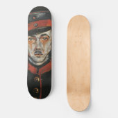 Selbstportrait (von Walter Gramatté) Skateboard (Vorderseite)