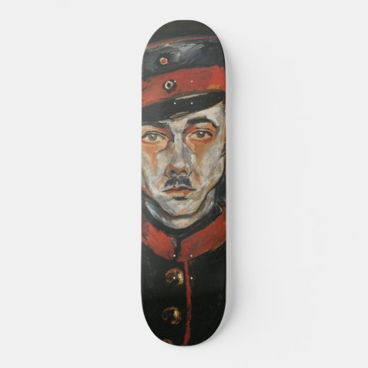 Selbstportrait (von Walter Gramatté) Skateboard (Vorderseite)