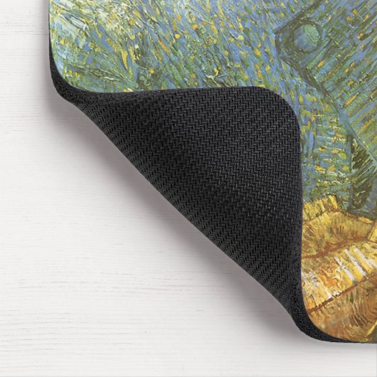 Selbstportrait vor Easel, Vincent van Gogh Mousepad (Ecke)