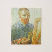 Selbstportrait vor Easel, Vincent van Gogh Puzzle (Vertikal)