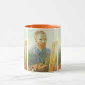 Selbstportrait vor Easel, Vincent van Gogh Tasse (Zentrum)