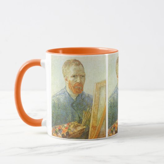 Selbstportrait vor Easel, Vincent van Gogh Tasse (Links)