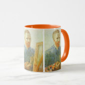 Selbstportrait vor Easel, Vincent van Gogh Tasse (VorderseiteRechts)