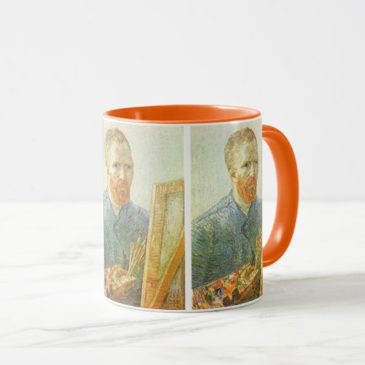 Selbstportrait vor Easel, Vincent van Gogh Tasse (VorderseiteRechts)
