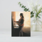 Selbstportrait Workshop - Francisco de Goya Postkarte (Stehend Vorderseite)