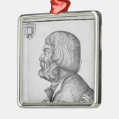 Selbstporträt, 1527 silbernes ornament (Links)