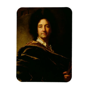 Selbstporträt, 1716 (Öl auf Leinwand) Magnet