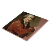 Selbstporträt, 1773-87 (Öl auf Leinwand) Fliese (Seite)