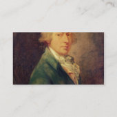 Selbstporträt, 1787 (Öl auf Leinwand) 2 Visitenkarte (Rückseite)