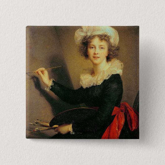 Selbstporträt, 1790 (Öl auf Leinwand) Button (Vorderseite)