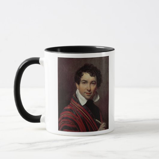 Selbstporträt, 1828 tasse (Links)