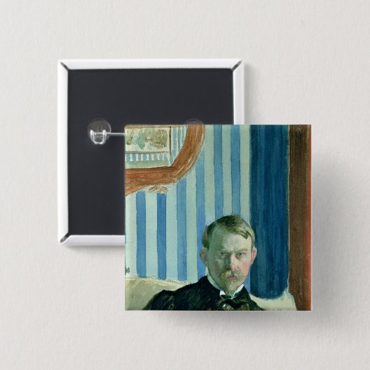 Selbstporträt, 1910 button (Vorne & Hinten)