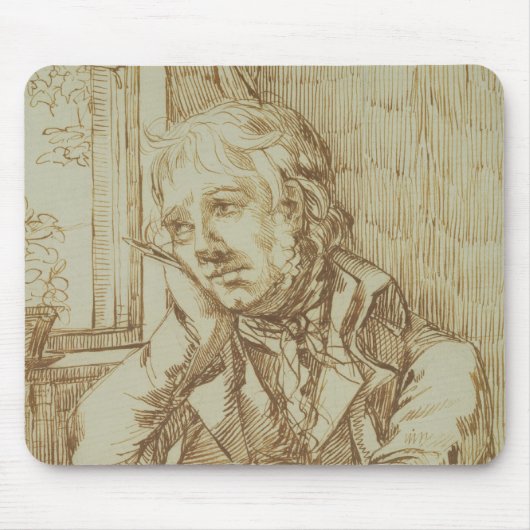 Selbstporträt 3 mousepad (Vorne)