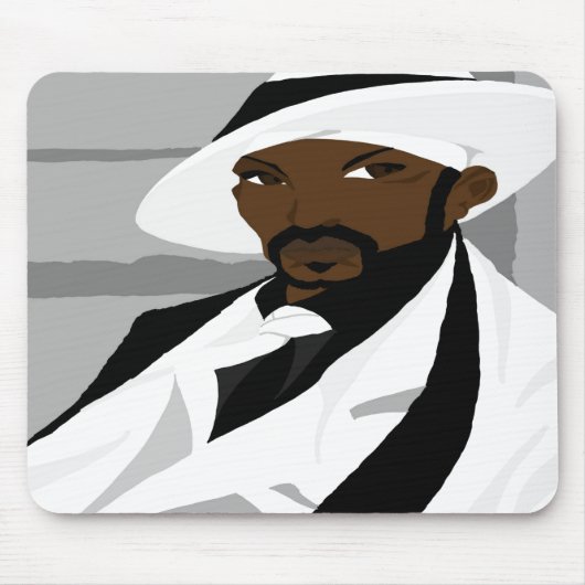 Selbstporträt 6 (Sketchbook Pro) Mousepad (Vorne)