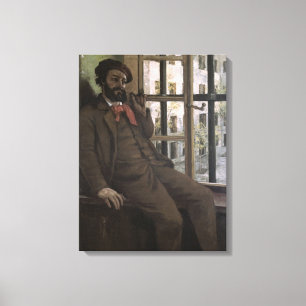 Selbstporträt bei Sainte-Pelagie, 1871 Leinwanddruck