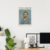 Selbstporträt-Blüte Poster (Heimbüro)