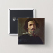 Selbstporträt Button (Vorne & Hinten)