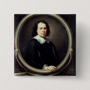 Selbstporträt, c.1670-73 button