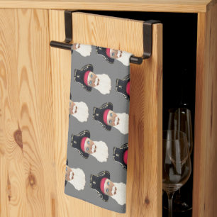 Selbstporträt der Wasserfarben Geschirrtuch