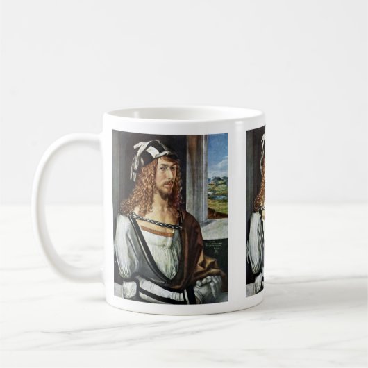 Selbstporträt, durch Albrecht Dürer Kaffeetasse (Links)