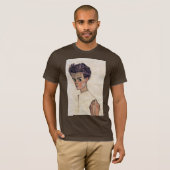 Selbstporträt durch Schiele Egon T-Shirt (Vorne ganz)