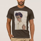 Selbstporträt durch Schiele Egon T-Shirt (Vorderseite)