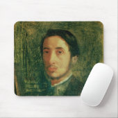 Selbstporträt Edgar Degass | als junger Mann Mousepad (Mit Mouse)