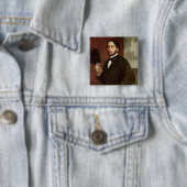 Selbstporträt Edgar Degass |, c.1862 Button (Beispiel)