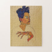 Selbstporträt Egon Schiele Puzzle (Vertikal)