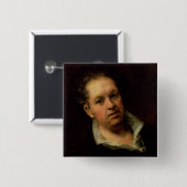 Selbstporträt Francisco Jose de Goya y Lucientes | Button (Vorne & Hinten)