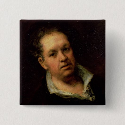 Selbstporträt Francisco Jose de Goya y Lucientes | Button (Vorderseite)